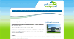 Desktop Screenshot of pakeencamper.nl